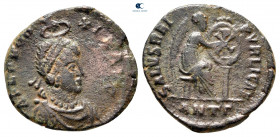Aelia Eudoxia AD 400-404. Antioch. Nummus Æ