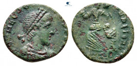 Theodosius II AD 402-450. Heraclea. Follis Æ
