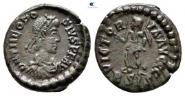 Theodosius II AD 402-450. Siscia. Nummus Æ