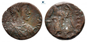 AD 423-425. Possibly Theodosius II, struck under Johannes. Rome. Nummus Æ