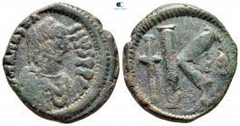 Anastasius I AD 491-518. Constantinople. Half Follis or 20 Nummi Æ