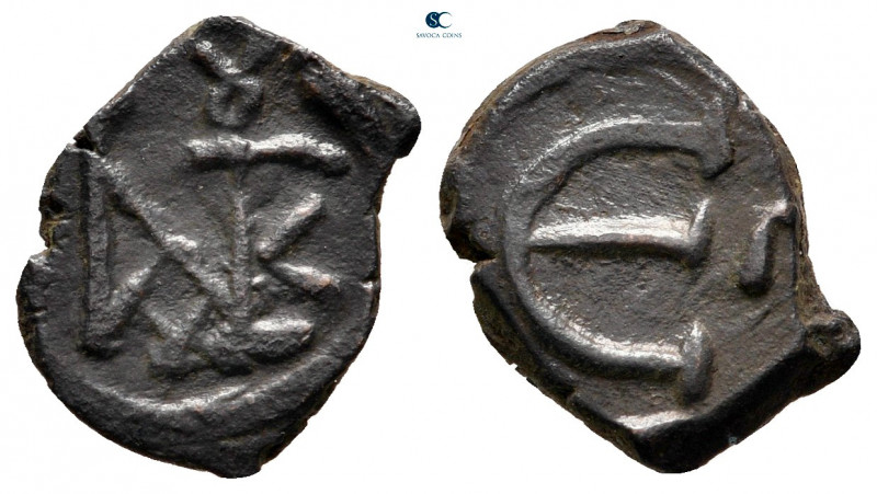 Justin II and Sophia AD 565-578. Constantinople
Pentanummium Æ

15 mm, 1,66 g...