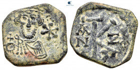Constans II AD 641-668. Syracuse. Half Follis or 20 Nummi Æ