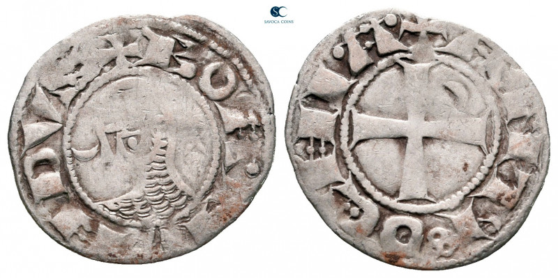 Bohémond III AD 1163-1201. Antioch
Denier AR

18 mm, 0,83 g



nearly ver...