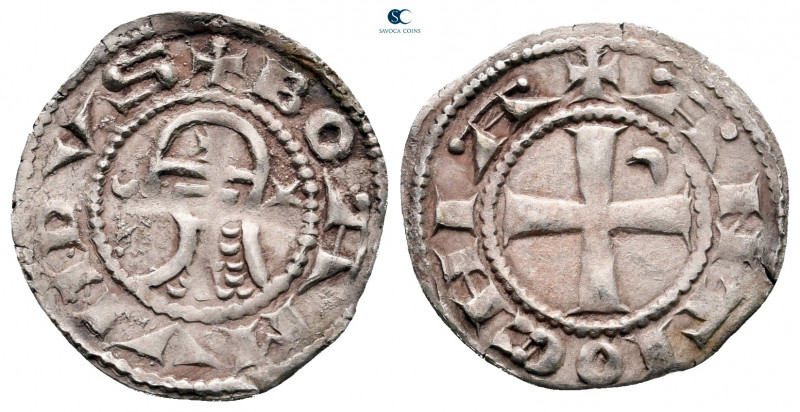 Bohémond III AD 1163-1201. Antioch
Denier AR

18 mm, 1,02 g



very fine
