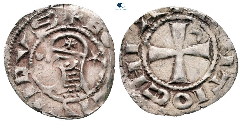 Bohémond III AD 1163-1201. Antioch
Denier AR

17 mm, 0,97 g



very fine