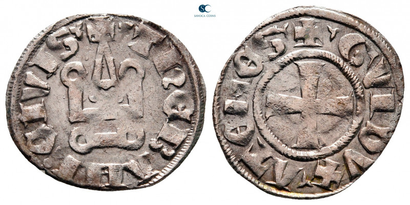 Gui II de La Roche AD 1287-1308. 
Denier Tournois BI

19 mm, 0,82 g



ve...