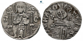 Stefan Uroš IV Dušan AD 1345-1355. Uncertain mint. Dinar AR