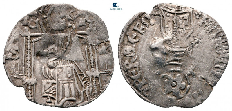 Stefan Uroš IV Dušan AD 1345-1355. Uncertain mint
Dinar AR

18 mm, 0,62 g

...