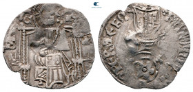 Stefan Uroš IV Dušan AD 1345-1355. Uncertain mint. Dinar AR