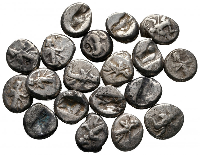 Lot of ca. 20 greek silver sigloi / SOLD AS SEEN, NO RETURN! 

very fine