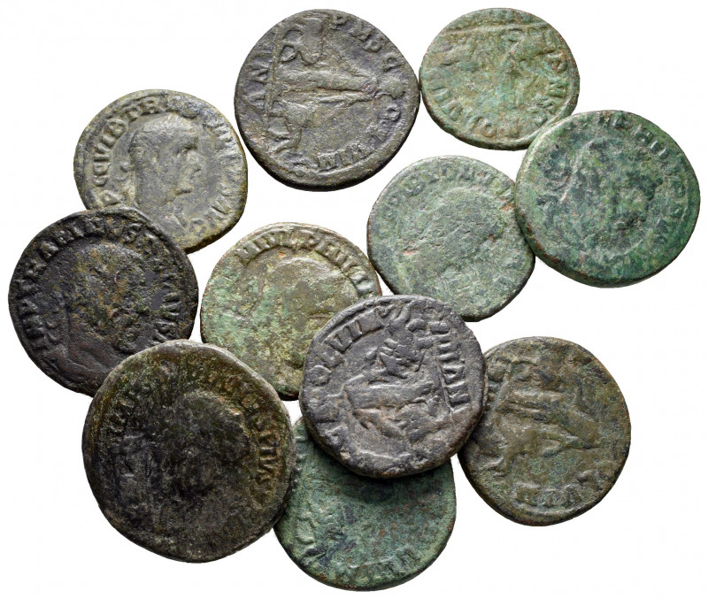 Lot of ca. 11 roman provincial bronze coins / SOLD AS SEEN, NO RETURN!

nearly...