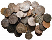 Lot of ca. 50 roman provincial bronze coins / SOLD AS SEEN, NO RETURN!fine