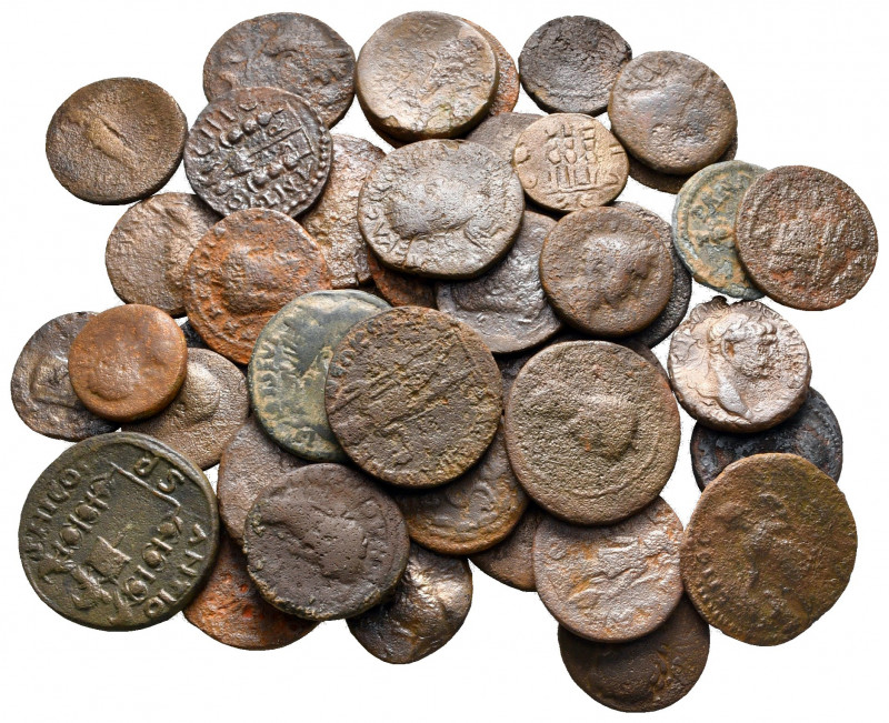 Lot of ca. 43 roman provincial bronze coins / SOLD AS SEEN, NO RETURN!

nearly...