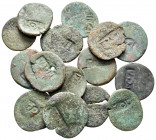 Lot of ca. 14 roman countermarked bronze coins / SOLD AS SEEN, NO RETURN! nearly very fine