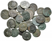 Lot of ca. 30 roman bronze coins / SOLD AS SEEN, NO RETURN! very fine