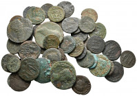 Lot of ca. 48 roman bronze coins / SOLD AS SEEN, NO RETURN! nearly very fine