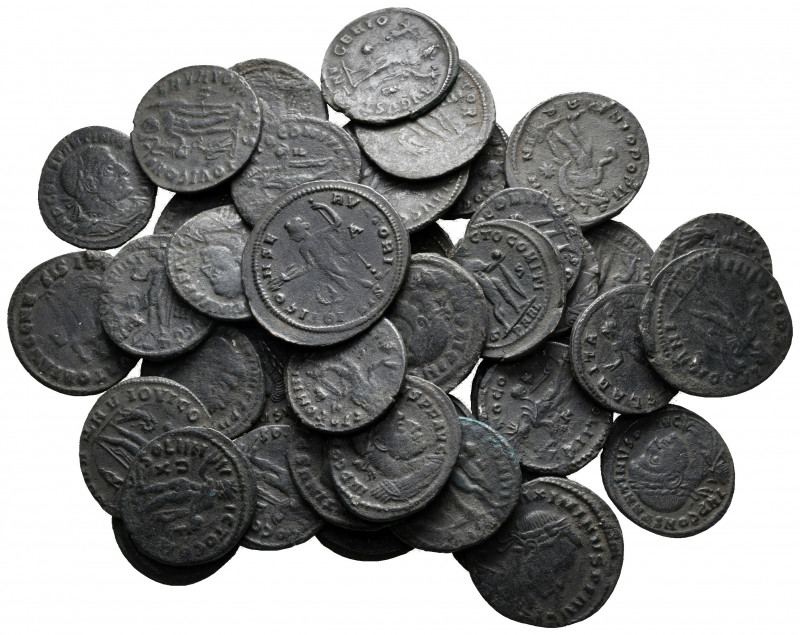 Lot of ca. 43 roman bronze coins / SOLD AS SEEN, NO RETURN! 

very fine