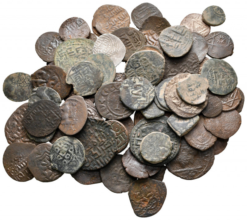 Lot of ca. 71 islamic bronze coins / SOLD AS SEEN, NO RETURN!

nearly very fin...