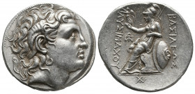Greek
KINGS OF THRACE. Lysimachos, 305-281 BC. Tetradrachm , Amphipolis, circa 288/7-282/1. Diademed head of Alexander the Great to right with horn o...