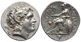 Greek
Mysia, Kyzikos AR Tetradrachm. Mid 3rd century BC. In the names and types of Lysimachos of Thrace. Diademed head of the deified Alexander right,...