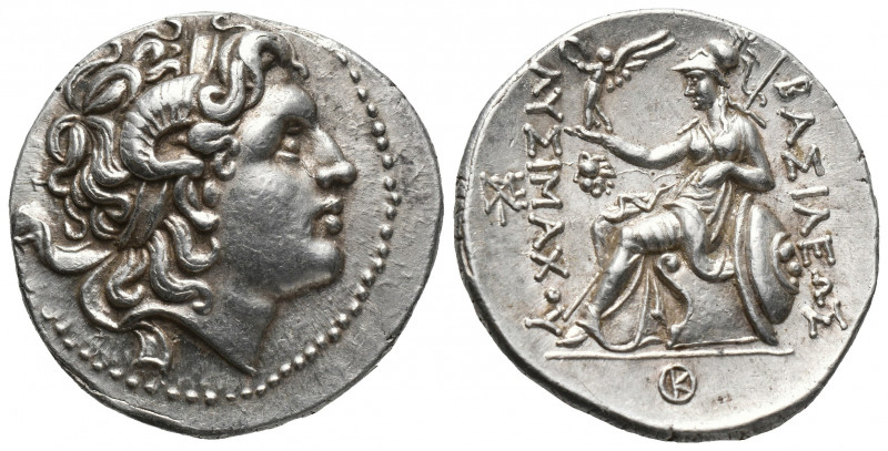 Greek
KINGS of THRACE, Macedonian. Lysimachos. 305-281 BC. AR Tetradrachm . Unce...