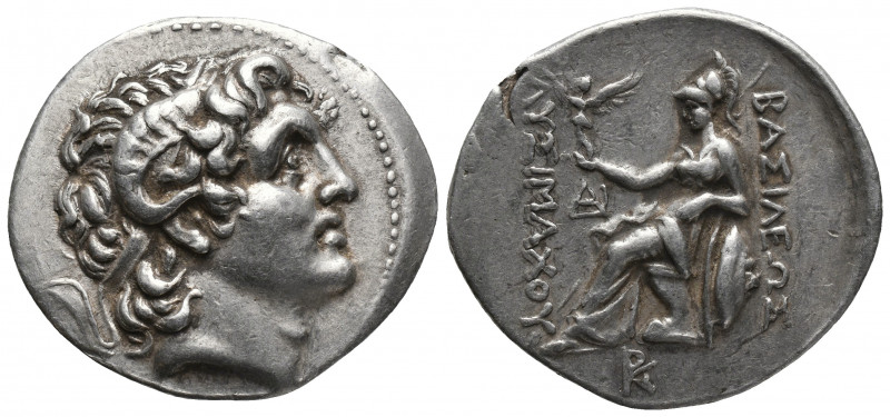 Greek
Kings of Thrace, Lysimachos AR Tetradrachm. Amphipolis, circa 288/7-282/1 ...