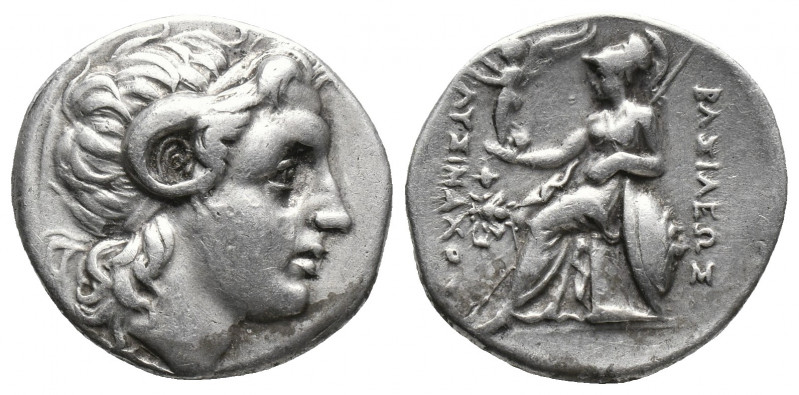 Greek
KINGS of THRACE, Macedonian. Lysimachos. 305-281 BC. AR Drachm Ephesos min...
