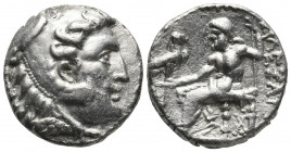 Greek
EASTERN EUROPE. Imitation of Alexander III 'the Great' of Macedon 3rd-2nd centuries BC. AR Tetradrachm.
Obv: Head of Herakles right, wearing lio...