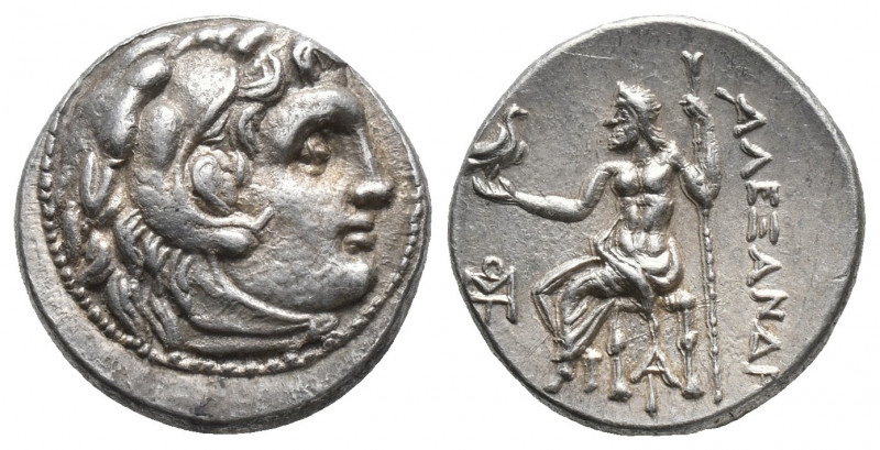 Greek
KINGS OF MACEDON. Alexander III 'the Great', 336-323 BC. AR Drachm struck ...