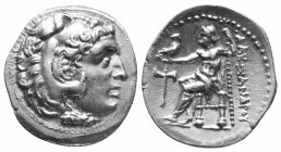 Greek
KINGS OF MACEDON. Alexander III 'the Great', 336-323 BC. AR Drachm , Mylasa or Kaunos, mid 3rd century BC. Head of Herakles to right, wearing li...