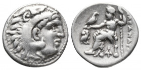 Greek
KINGS of MACEDON. Antigonos I Monophthalmos. As Strategos of Asia, 320-306/5 BC, or king, 306/5-301 BC. AR Drachm . In the name and types of Ale...