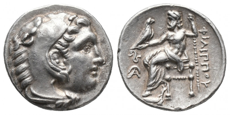 Greek
KINGS OF MACEDON. Philip III Arrhidaios, 323-317 BC. Drachm  Lampsakos, s...