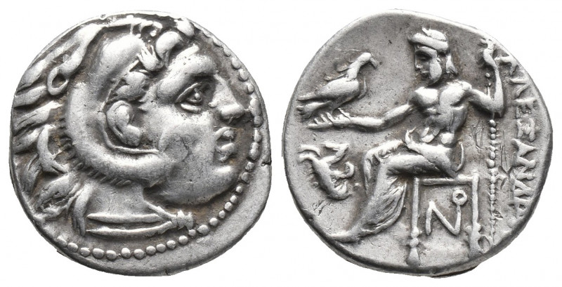 Greek
Kings of Thrace, Lysimachos AR Drachm. In the name and types of Alexander ...