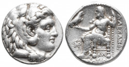 Greek
KINGS of MACEDON. Alexander III. 336-323 BC. AR Tetradrachm Babylon mint. Struck circa 311-305 BC. Head of Herakles right, wearing lion's skin h...