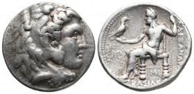 Greek
KINGS of MACEDON. Alexander III. 336-323 BC. AR Tetradrachm Babylon mint. Struck circa 311-305 BC. Head of Herakles right, wearing lion's skin h...