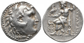 Greek
IONIA, Miletos. Circa 210-190/70 BC. AR Tetradrachm In the name and types of Alexander III of Macedon. Head of Herakles right, wearing lion skin...