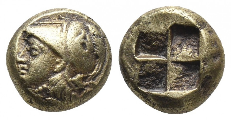 Greek
IONIA, Phokaia. Circa 387-326 BC. EL Hekte – Sixth Stater Helmeted head of...