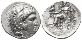 Greek
SELEUKID EMPIRE. Seleukos I Nikator. 312-281 BC. AR Tetradrachm . In the name and types of Alexander III of Macedon. Babylon II mint. Struck cir...