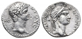 Roman Provincial
KINGS of PONTUS. Polemo II, with Nero. AD 38-64. AR Drachm Dated RY 19 (AD 56/7). Diademed head of Polemo right / Laureate head of Ne...