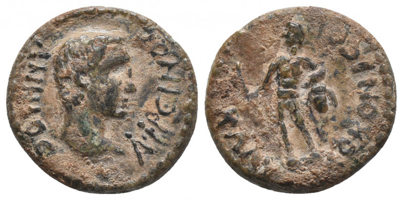 Roman Provincial
LYCAONIA. Iconium. 1/3 Ae Assarion , Marcus Annius Afrinus, leg...