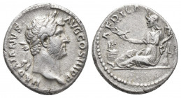 Roman Imperial
Hadrian. AD 117-138. AR Denarius . "Travel series" issue ("Provinces cycle") – The province alone. Rome mint. Struck circa AD 130-133. ...