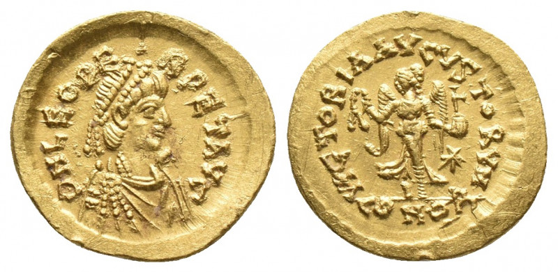 Roman Imperial
Leo I AV Tremissis. Constantinople, AD 462-466. D N LEO PERPET AV...