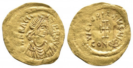 Byzantine
Heraclius AV Tremissis. Constantinople, circa AD 610-613. ∂ N ҺRACLIЧS P P AV, pearl-diademed and cuirassed bust to right, wearing paludamen...