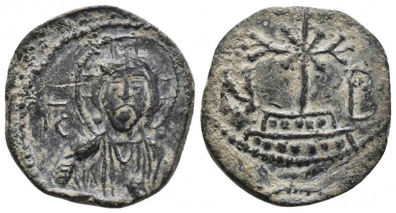 Byzantine
Nicephorus Basilacius, usurper, 1078. Follis Bronze. IC - XC Nimbate ...