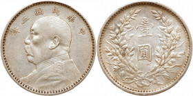 China-Republic. Dollar, Year 3 (1914). PCGS EF