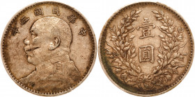 China-Republic. Dollar, Year 3 (1914). PCGS EF