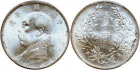 China-Republic. Dollar, Year 10 (1921). PCGS MS63