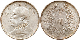 China-Republic. Dollar, Year 10 (1921). PCGS AU55
