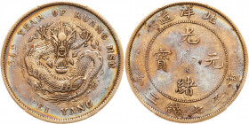 Chinese Provinces: Chihli. Dollar, Year 34 (1908). PCGS EF40